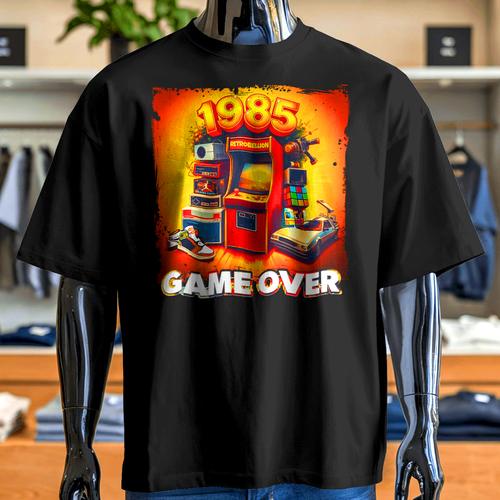 1985 Game Over Tee (Retro Arcade Edition)