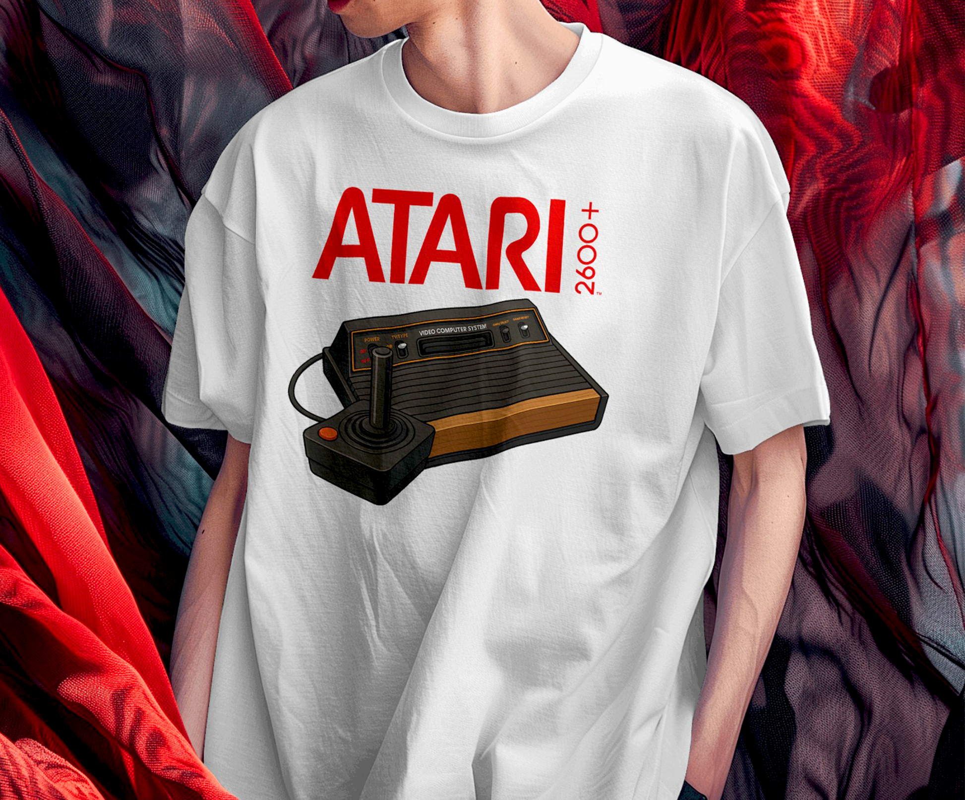 Atari 2600 Tee (Retro Gamer Edition) White