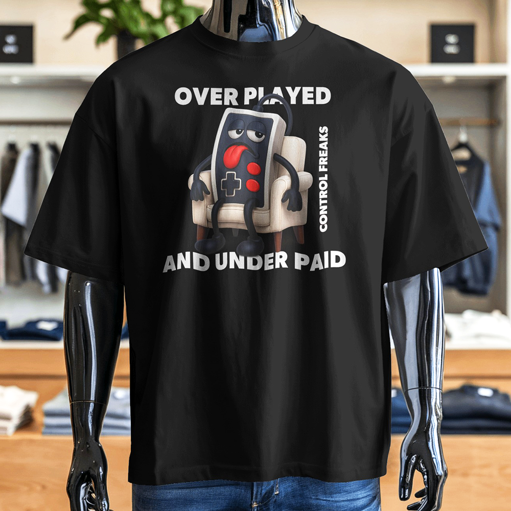 Control Freaks - Nate Over Played and Under Paid Tee