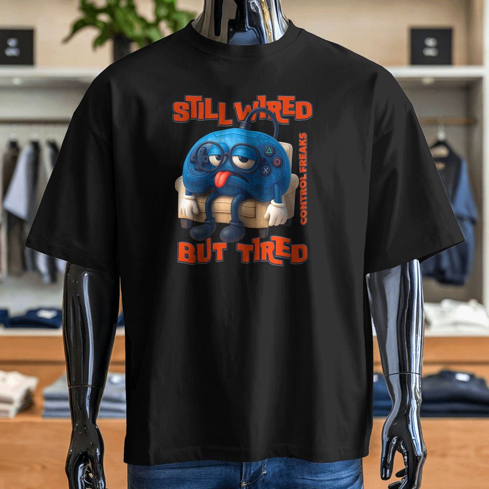 Control Freaks - Steve Still Wired But Tired Tee