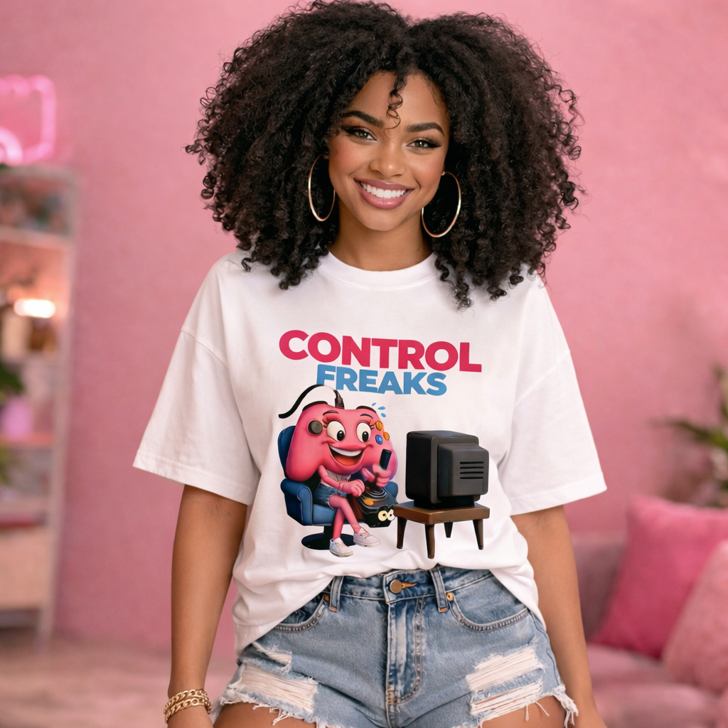 Control Freaks - Cassandra Game On Glam Tee