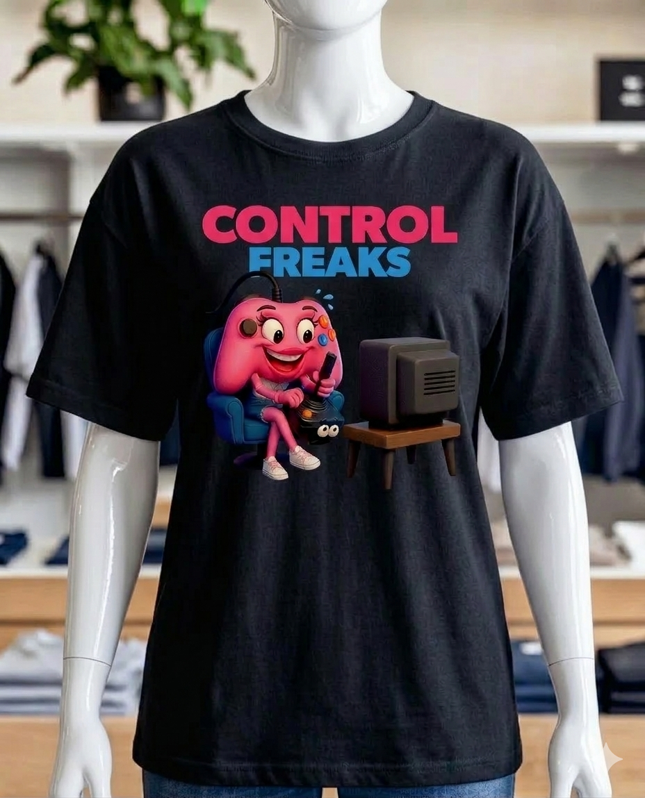 Control Freaks - Cassandra Game On Glam Tee