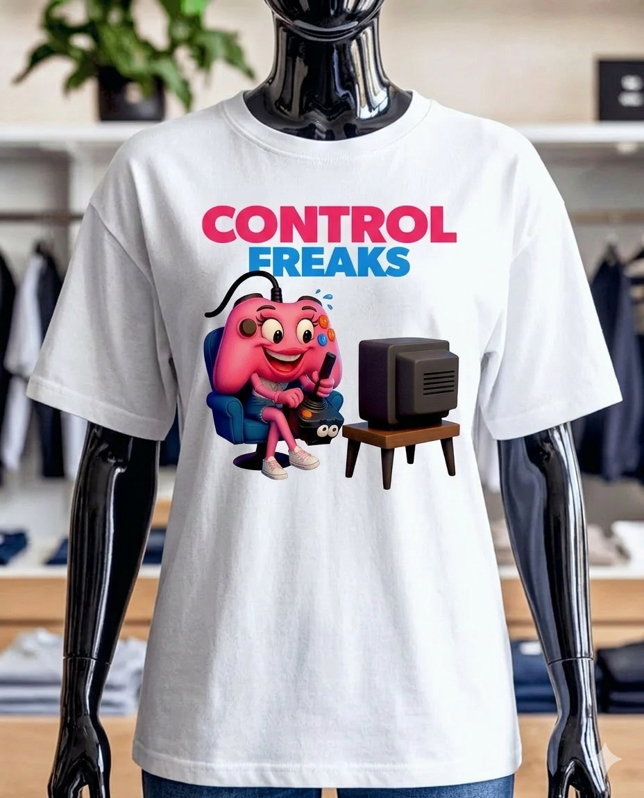 Control Freaks - Cassandra Game On Glam Tee