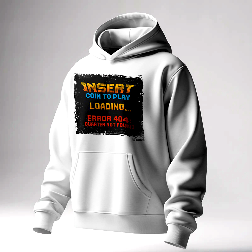 Insert Coin 8 Bit Tee (Retro Arcade Error Edition)