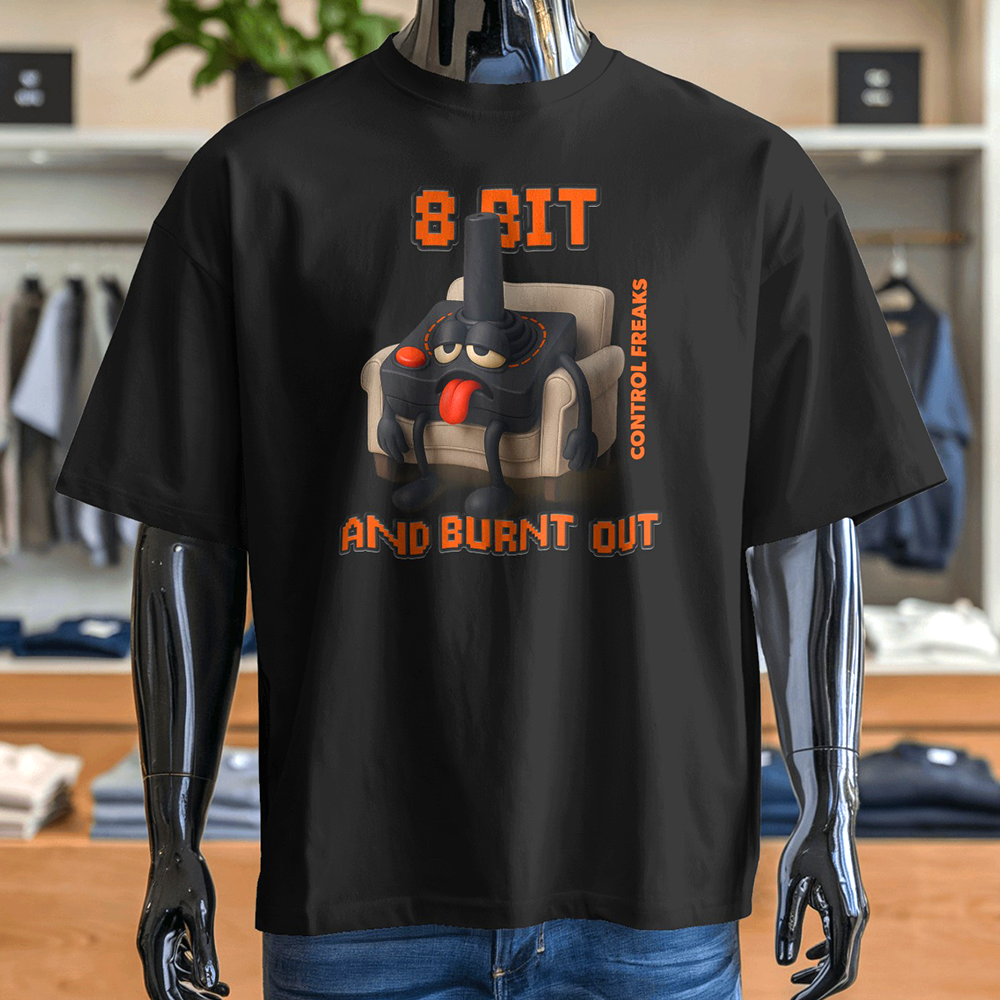 Control Freaks - Jimmy 8 Bit And Burnt Out Tee