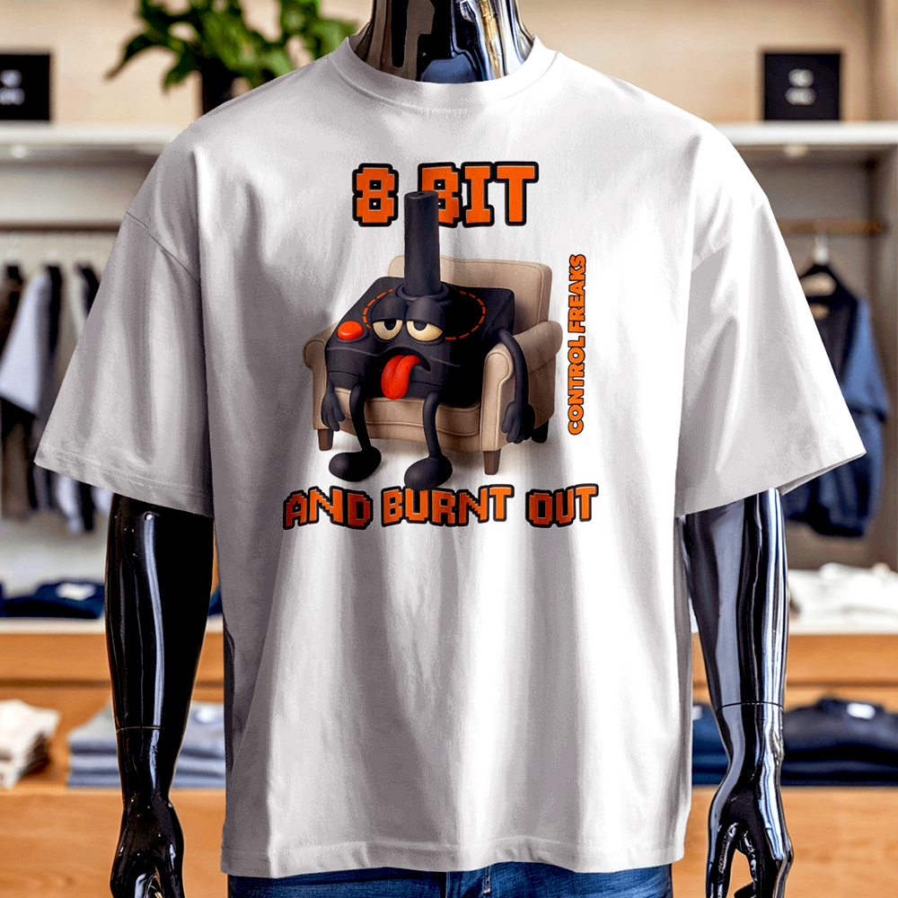Control Freaks - Jimmy 8 Bit And Burnt Out Tee