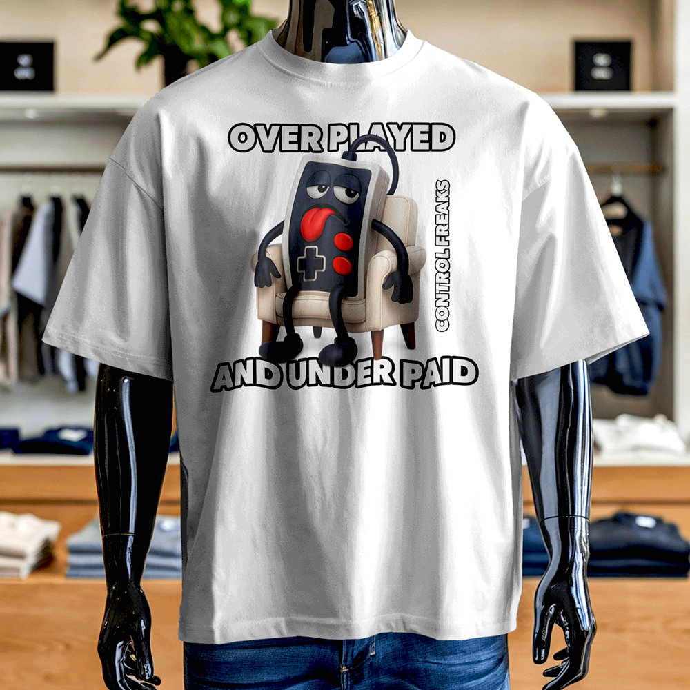 Control Freaks - Nate Over Played and Under Paid Tee