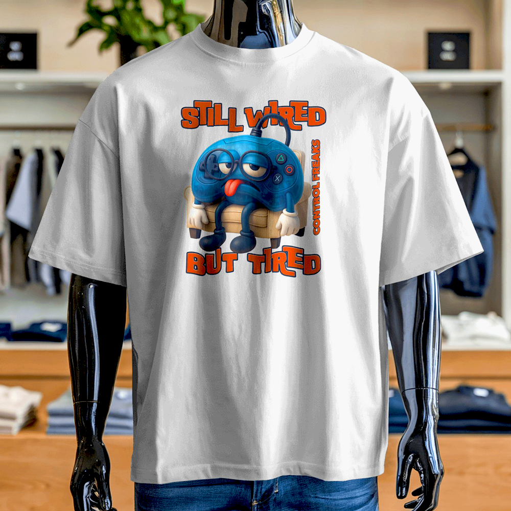 Control Freaks - Steve Still Wired But Tired Tee